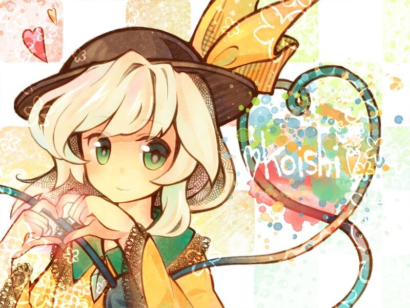 Blonde Anime Girl — Yellow, Playful, Digital Art