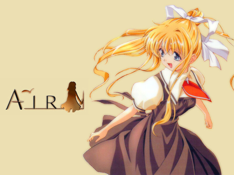 Blonde Anime Girl — Yellow, Playful, Dress