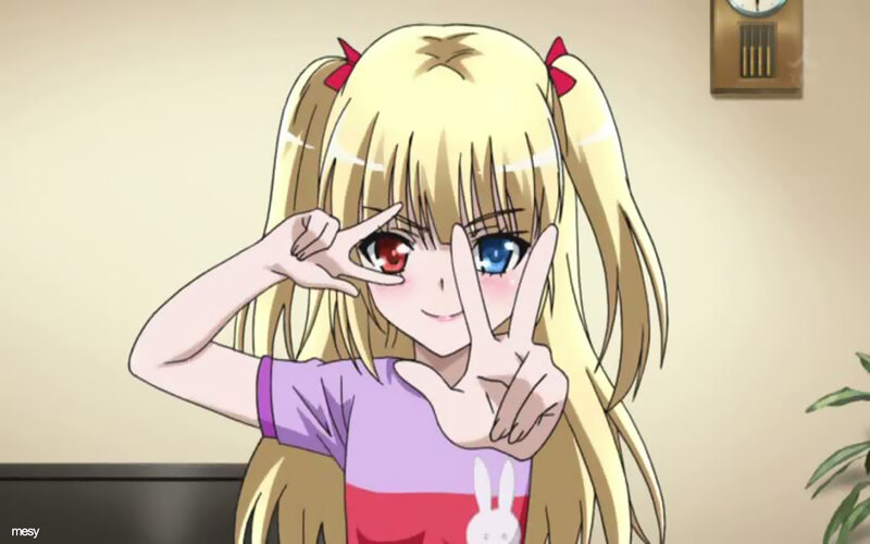 Blonde Anime Girl — Yellow, Playful, Pigtails