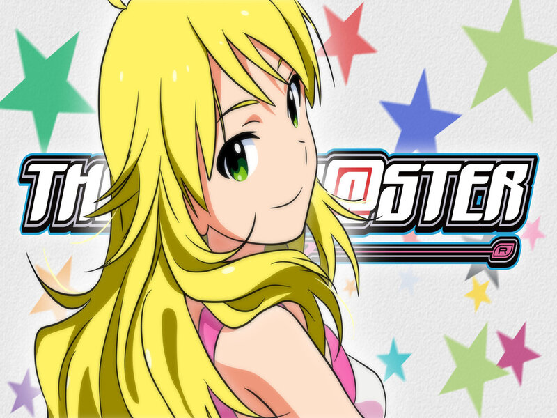 Blonde Anime Girl — Yellow, Playful, Stars