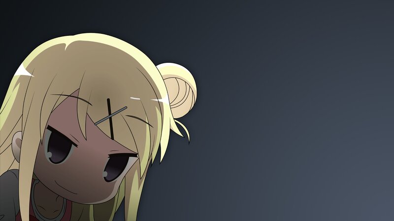 Blonde Anime Girl — Yellow, Serious, Anime Character