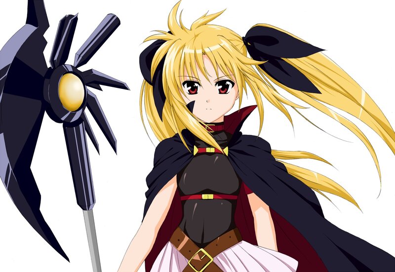 Blonde Anime Girl — Yellow, Serious