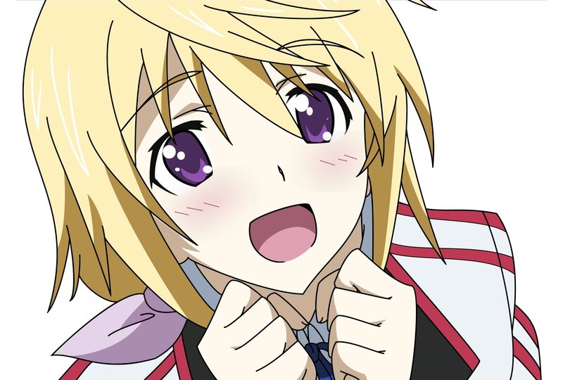 Blonde Anime Girl — Yellow, Surprised