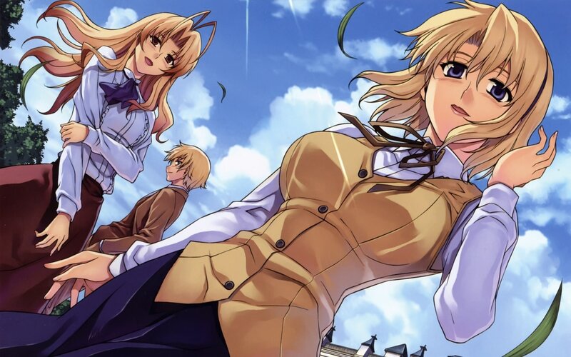 Blonde Anime Girls — Blue