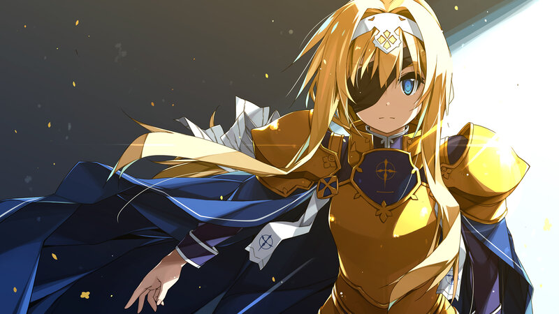 Blonde Anime Knight — Gold