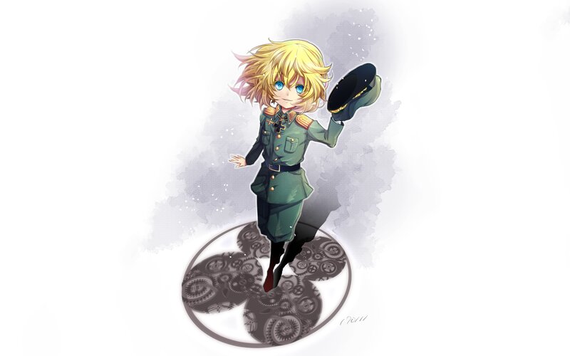 Blonde Anime Soldier