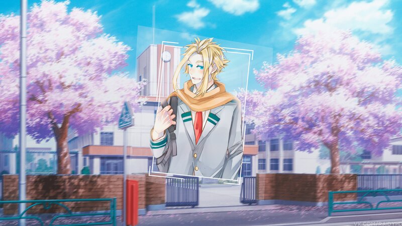 Blonde Anime Student