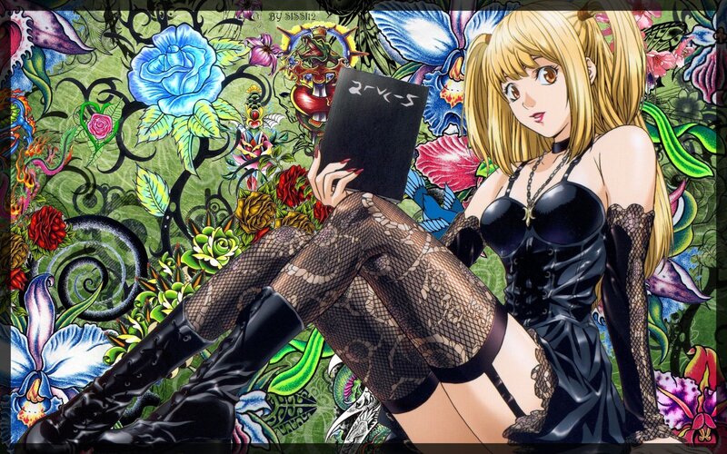 Blonde Anime Woman — Green