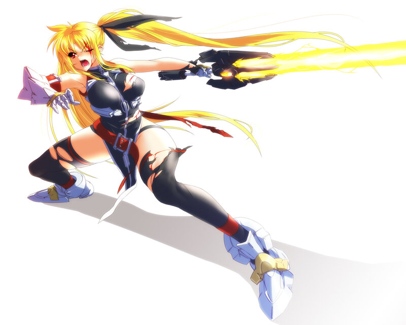 Blonde Anime Woman — Yellow, Action