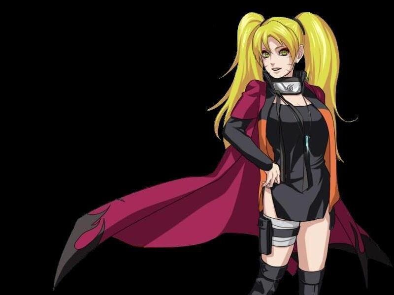 Blonde Anime Woman — Yellow, Confident