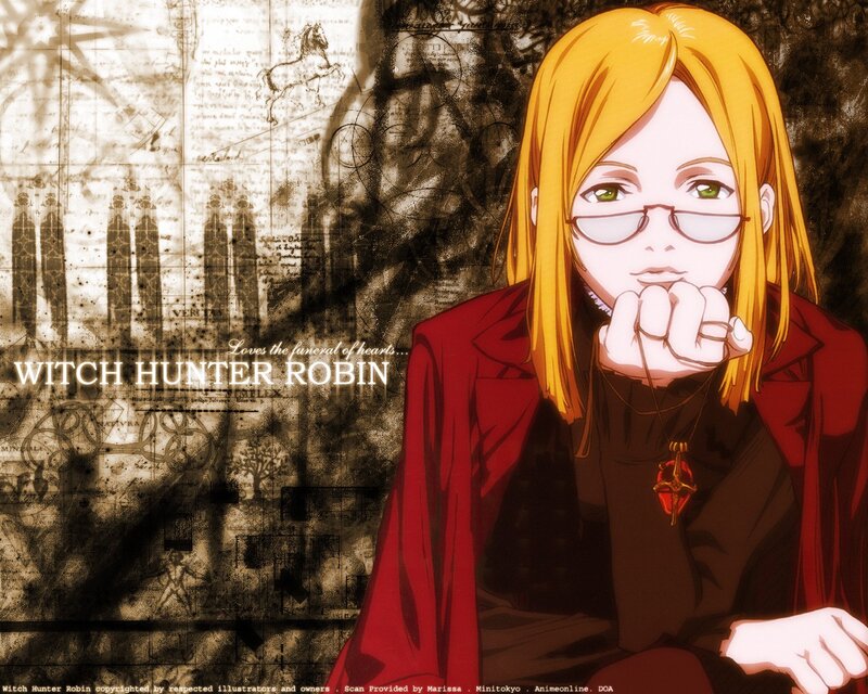 Blonde Anime Woman — Yellow, Dramatic, Glasses