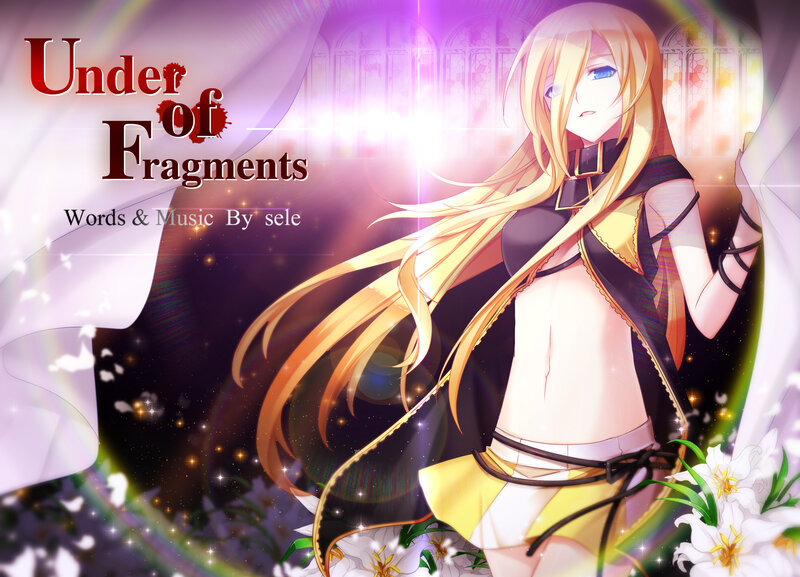 Blonde Anime Woman — Yellow, Dramatic, White Flowers