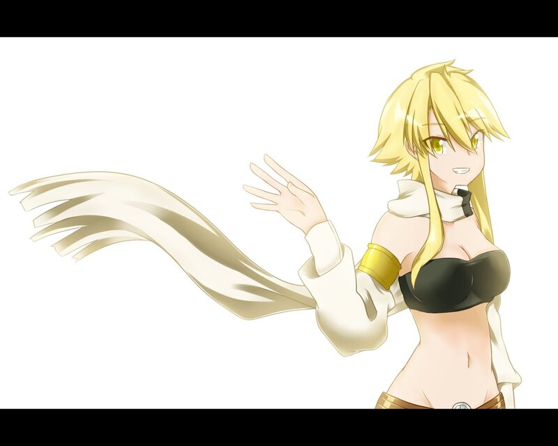 Blonde Anime Woman — Yellow, Neutral, Long Hair