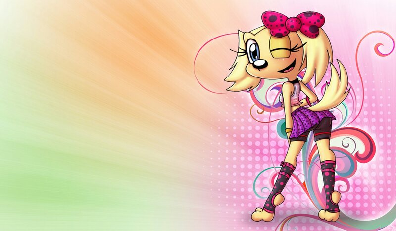 Blonde Anthropomorphic Cat