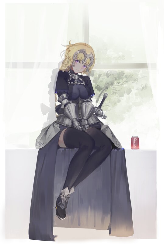 Blonde Armored Woman