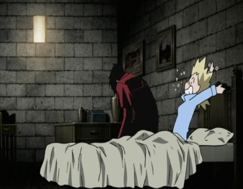Blonde Boy in Bed