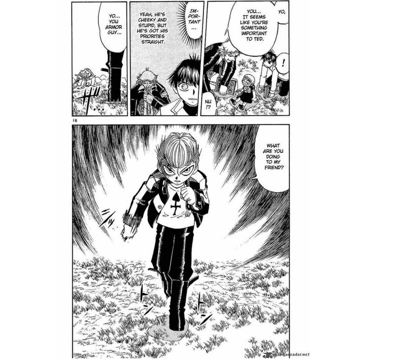 Blonde Boy in Manga Panel