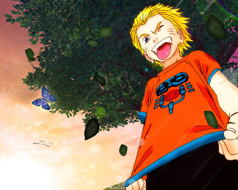 Blonde Boy in Orange Shirt