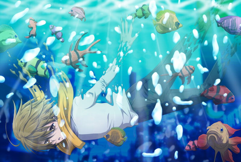 Blonde Boy Underwater