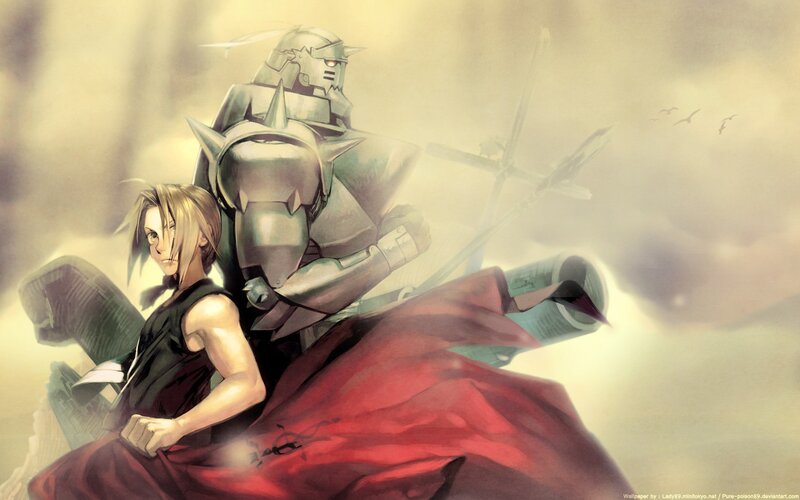 Blonde Boy with Armored Man — Red