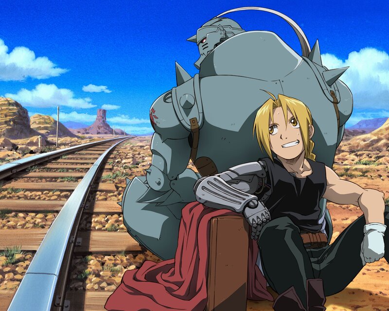 Blonde Boy with Automail — Blue, Calm