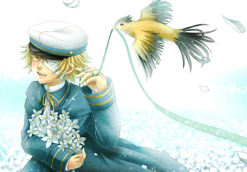 Blonde Boy with Bird