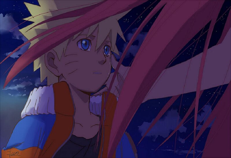 Blonde Boy with Blue Eyes — Dramatic, Night