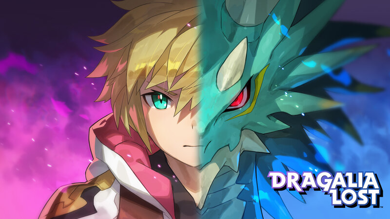 Blonde Boy with Dragon — Purple