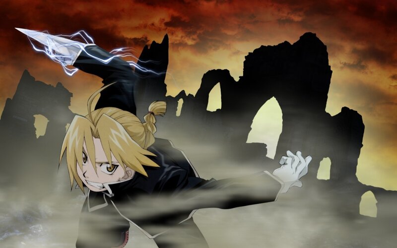 Blonde Boy with Lightning — Orange