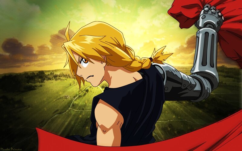 Blonde Boy with Metal Arm — Yellow