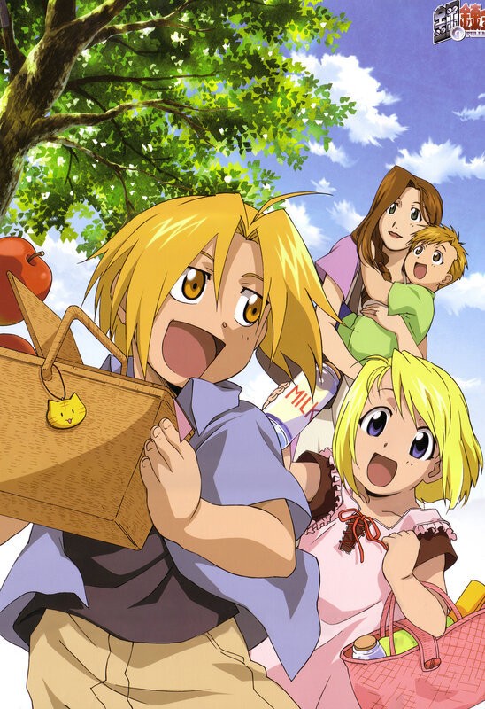 Blonde Boy with Picnic Basket