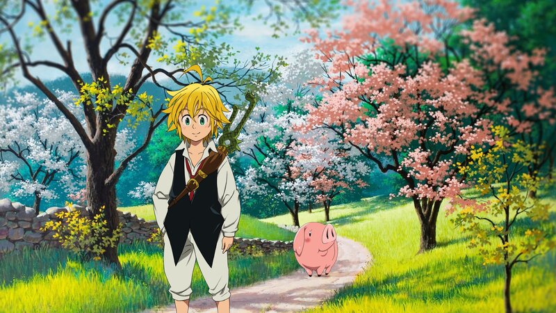 Blonde Boy with Pig