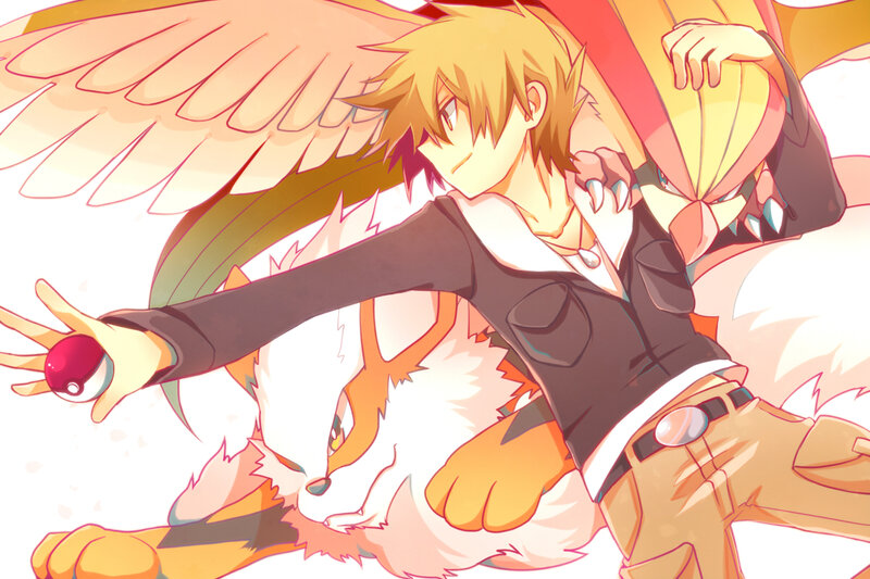 Blonde Boy with Pokémon