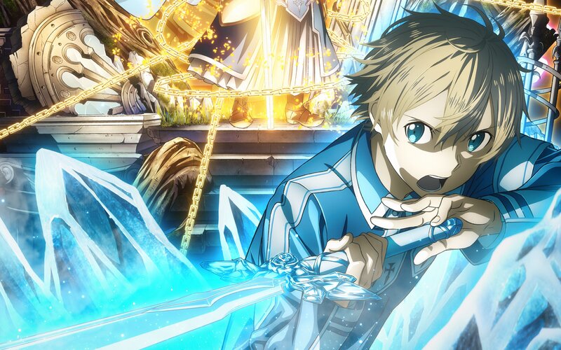 Blonde Boy with Sword