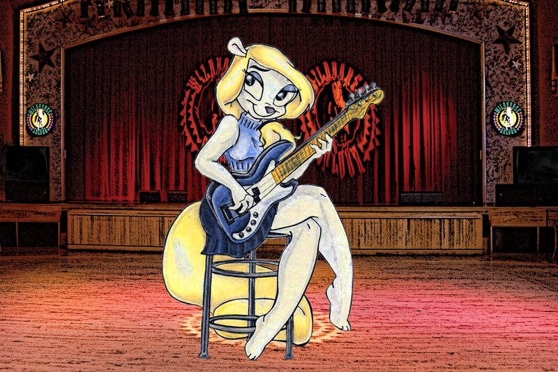 Blonde Cartoon Woman