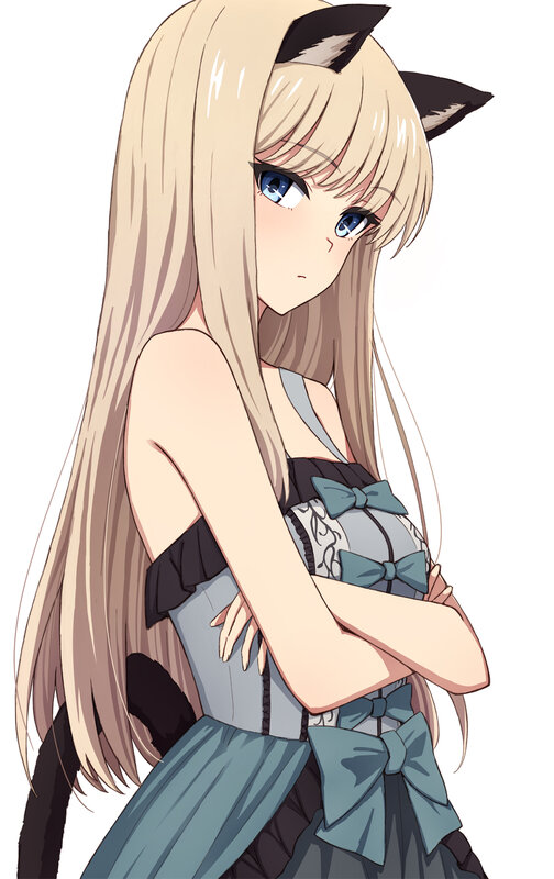 Blonde Cat-eared Girl — Neutral
