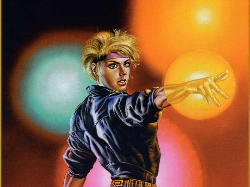 Blonde Character Casting Spell — Orange