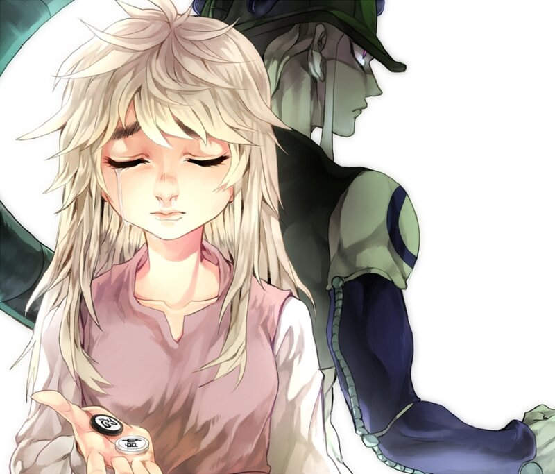 Blonde Character Crying
