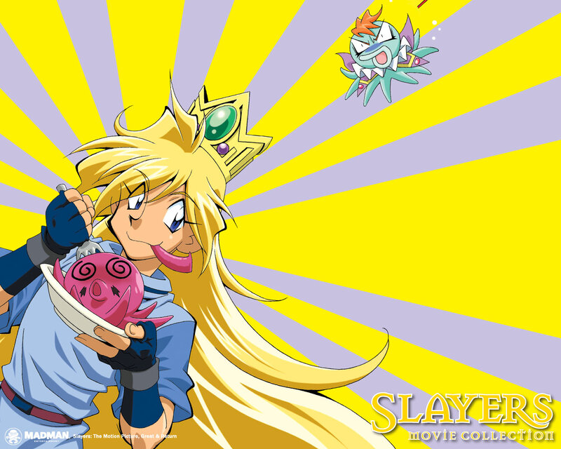 Blonde Character Eating