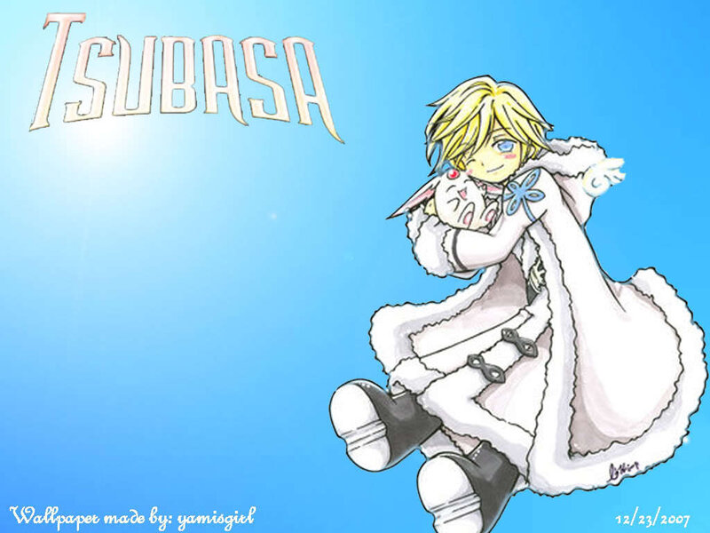 Blonde Character Hugging Rabbit