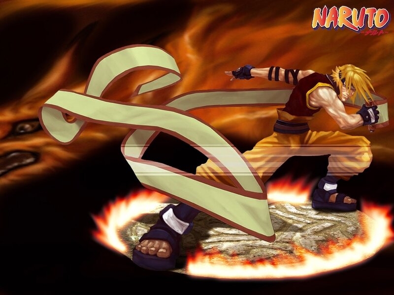 Blonde Character in Action — Orange, Dramatic