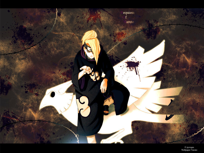 Blonde Character in Black Cloak
