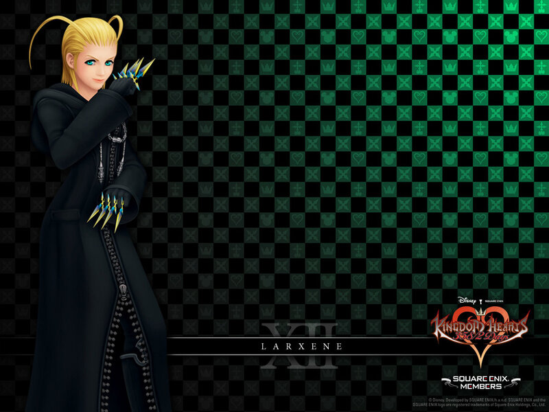 Blonde Character in Black Coat