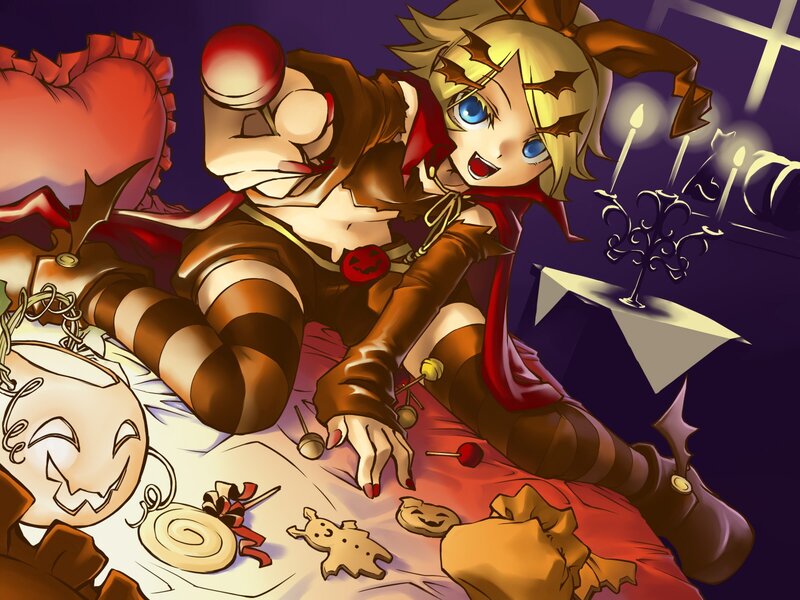 Blonde Character in Costume