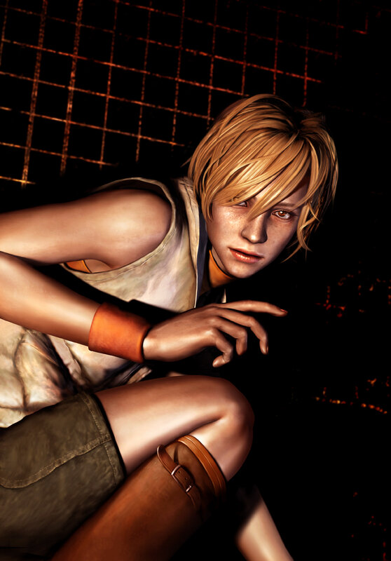Blonde Character in Dark Room