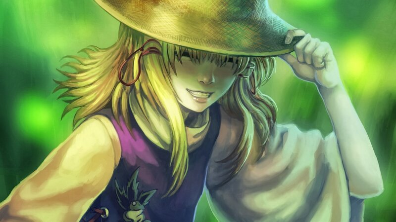 Blonde Character in Hat