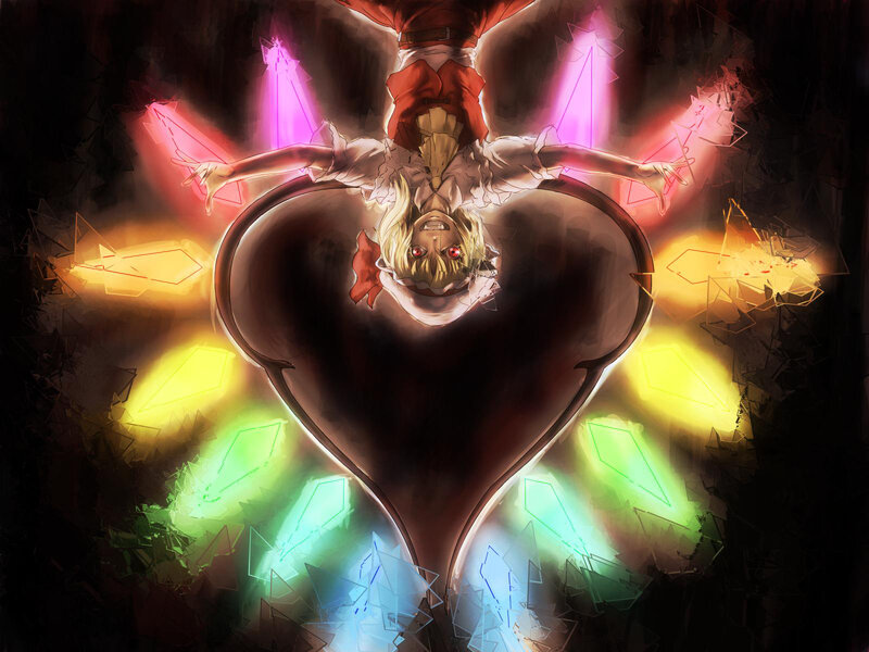Blonde Character in Heart