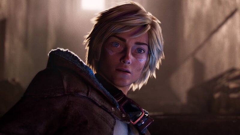 Blonde Character in Jacket
