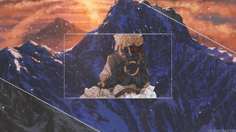 Blonde Character in Mountains