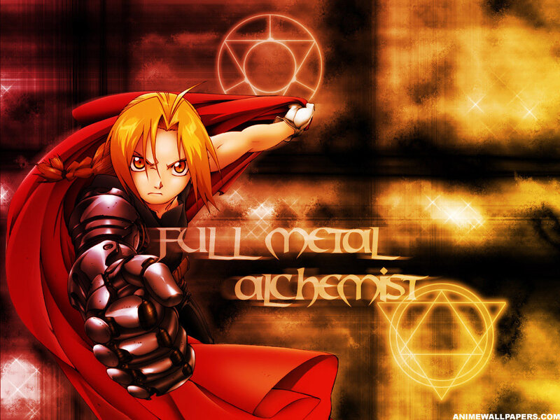 Blonde Character in Red Cloak — Dramatic, Anime, Alchemical Symbol